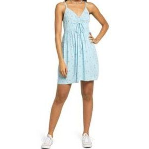 Nordstrom BP Purple Blue Julietta Floral Dress NWT